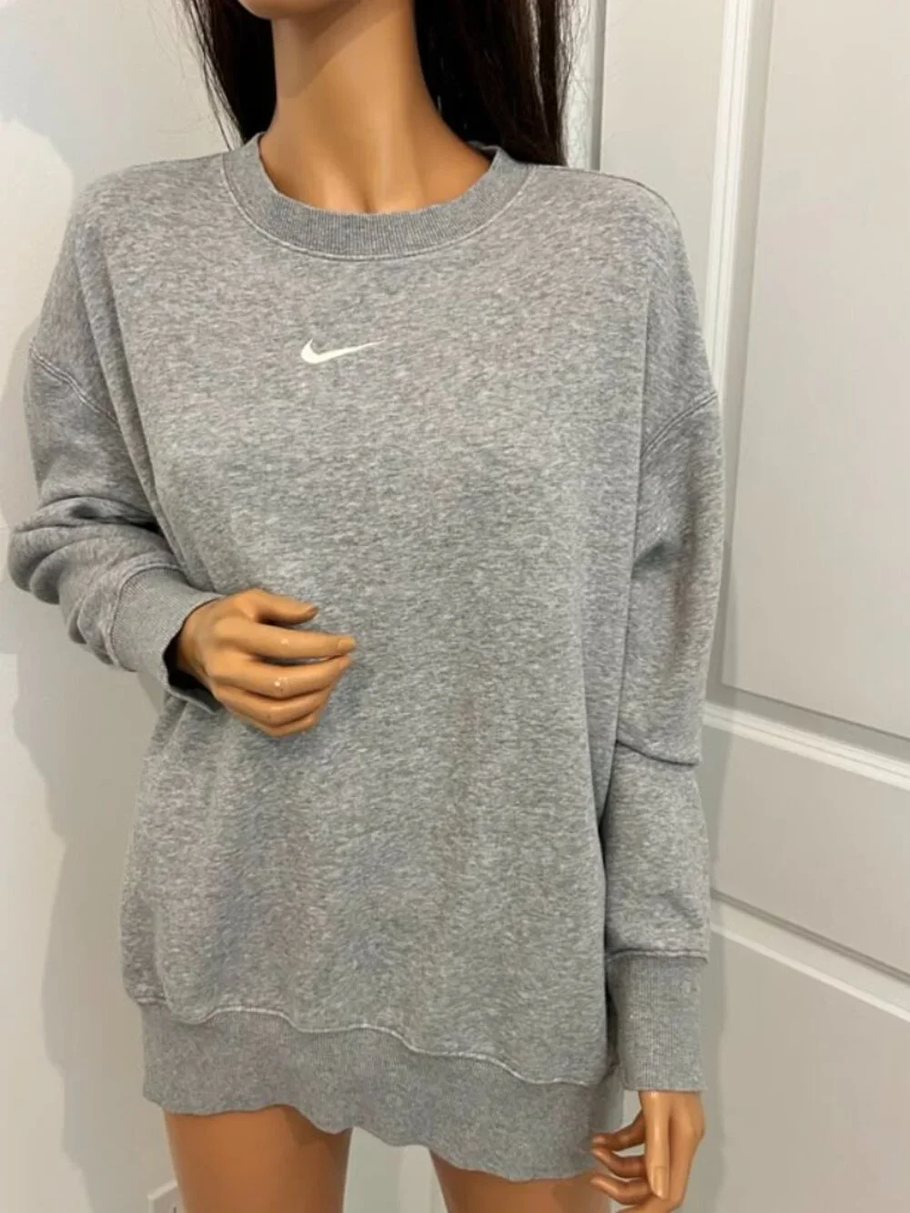 Nike Sportswear Phoenix Fleece Women’s Oversized Crewneck Sweatshirt – Gray – M